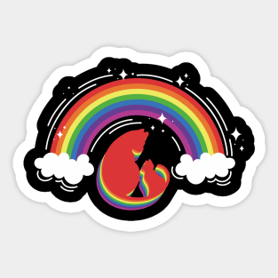 Rainbow Cats Sticker